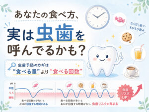 あなたの食べ方、実は虫歯を呼んでるかも？